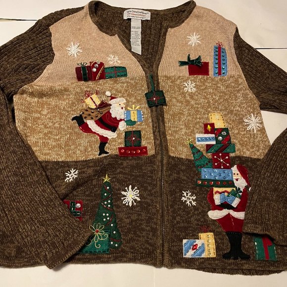 Tiara International Sweaters Tiara International Christmas Sweater